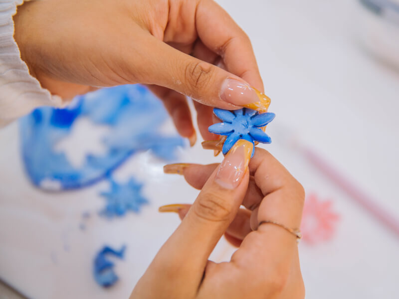 Polymer clay jewellery